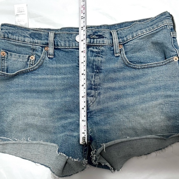 Levi’s MADE & CRAFTED 501 BLUE SHORTS WEST OF THE SUN black tab rare size 27 - Picture 12 of 13
